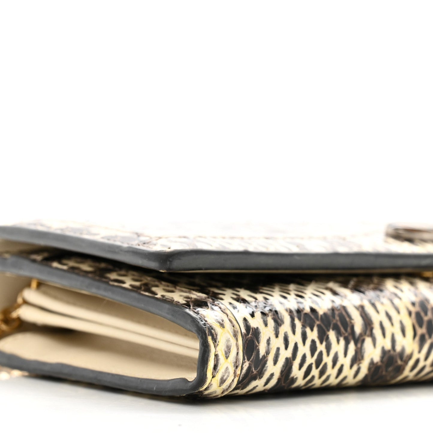 Snakeskin GG Ophidia Wallet On Chain Roccia