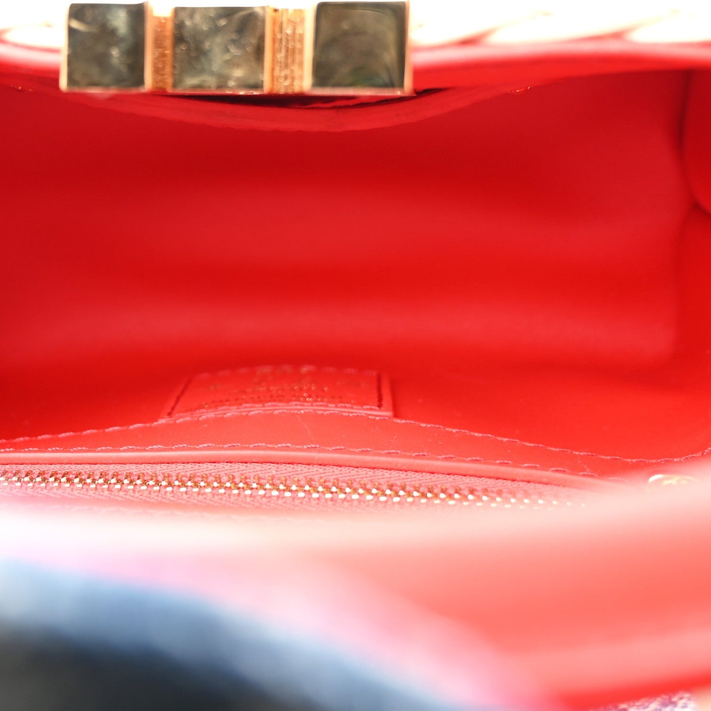 LV X TM Rattan Denim Calfskin Cerises Capucines Mini