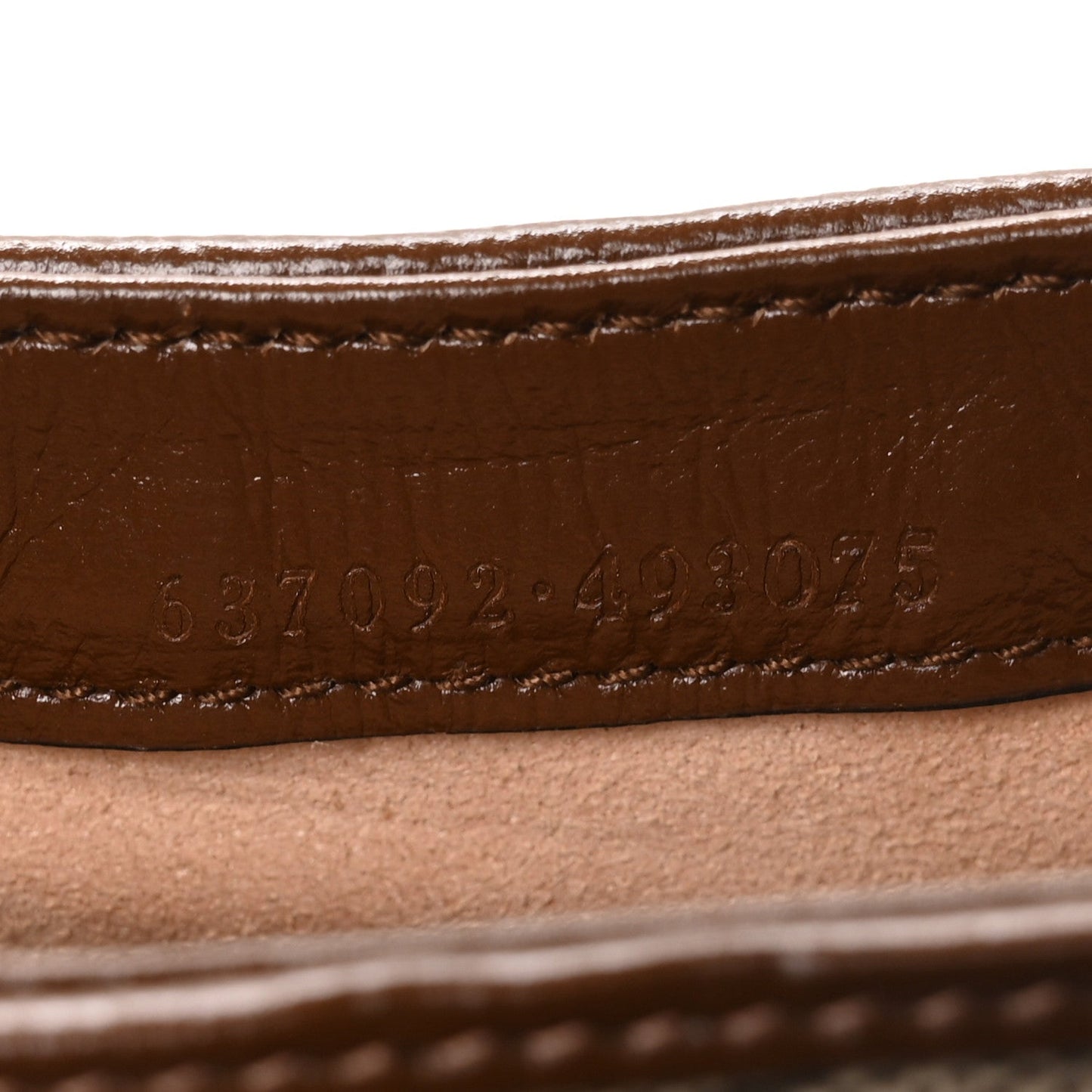 GG Supreme Monogram Azalea Calfskin Web Mini Jackie 1961 Hobo Beige Ebony Brown Sugar