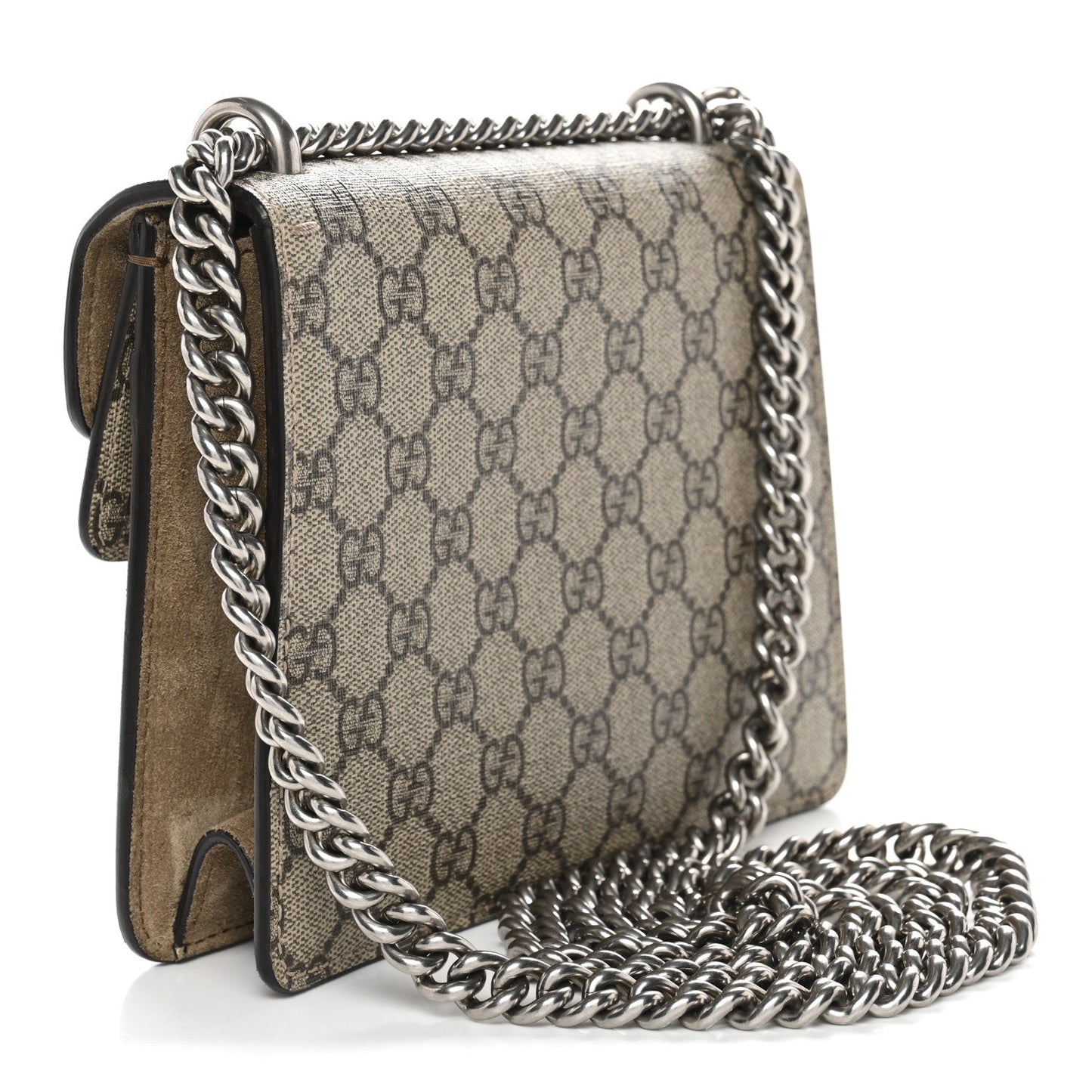 GG Supreme Monogram Mini Dionysus Shoulder Bag Taupe
