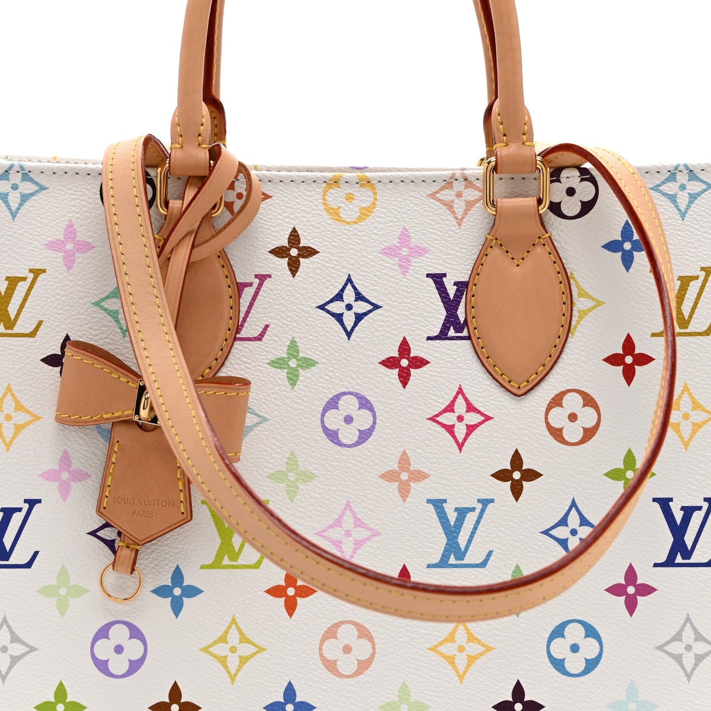 LV X TM Monogram Multicolor Onthego MM White