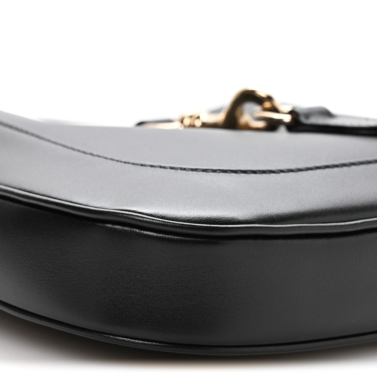 Calfskin Small Jackie Shoulder Bag Black
