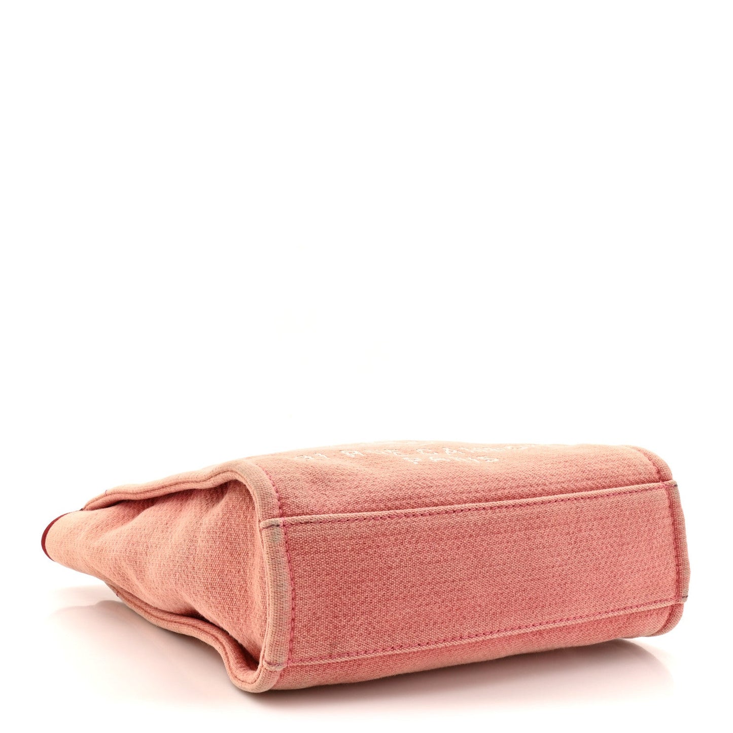 Canvas Mini Deauville Tote Red