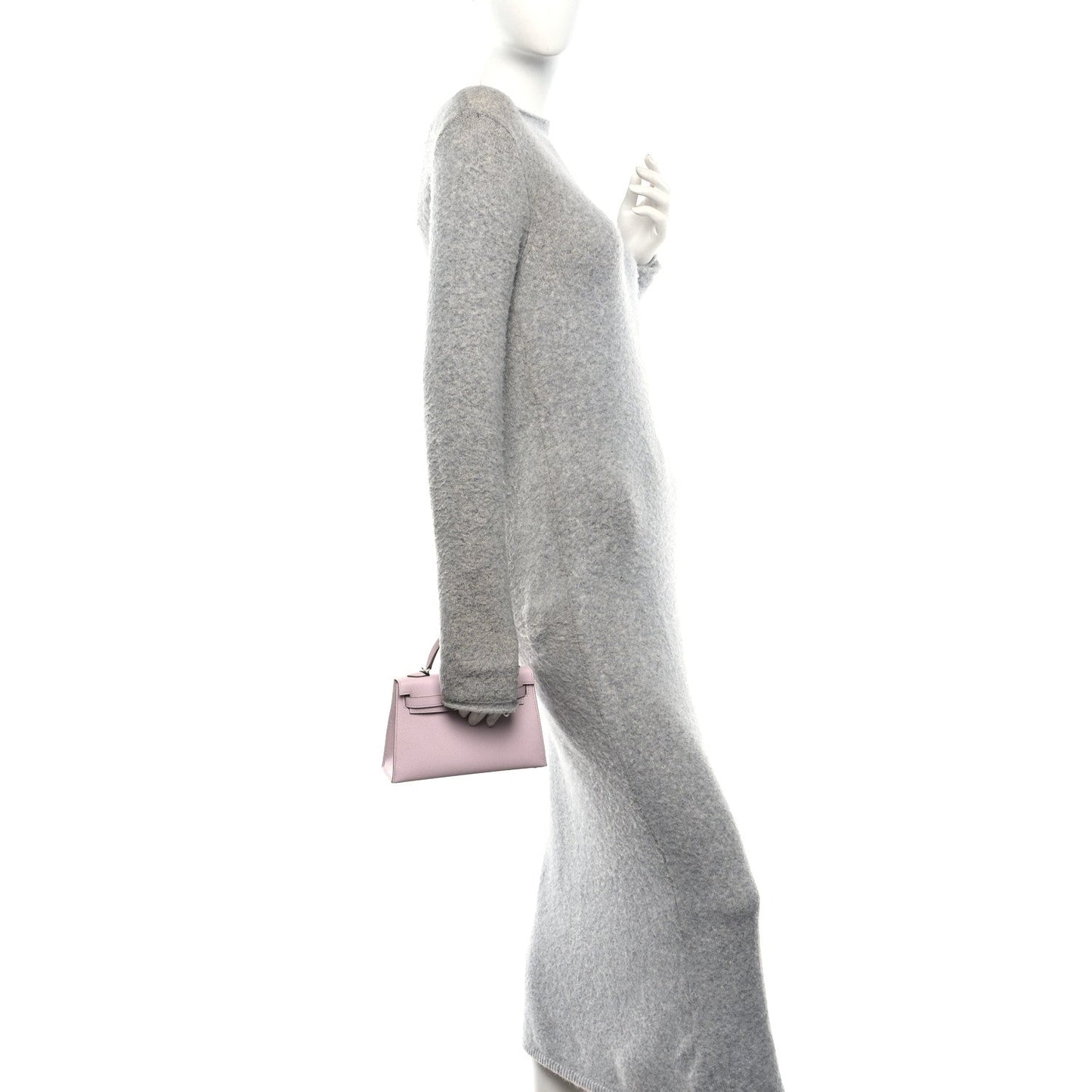 Epsom Mini Kelly Sellier 20 Mauve Pale