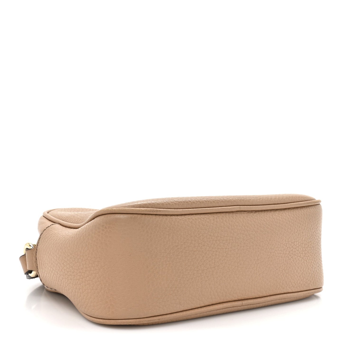 Pebbled Calfskin Small Soho Disco Bag Rose Beige