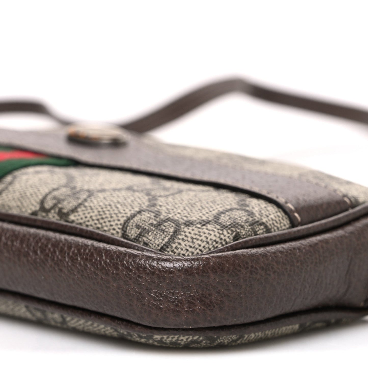 GG Supreme Monogram Web Mini Ophidia GG Bag Brown