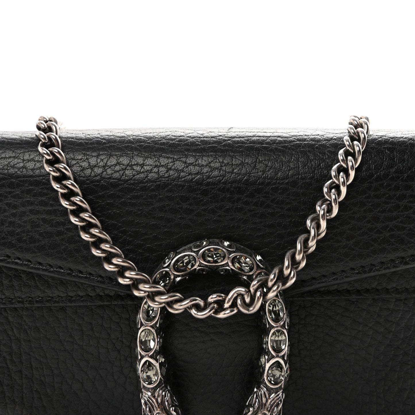 Calfskin Super Mini Dionysus Shoulder Bag Black