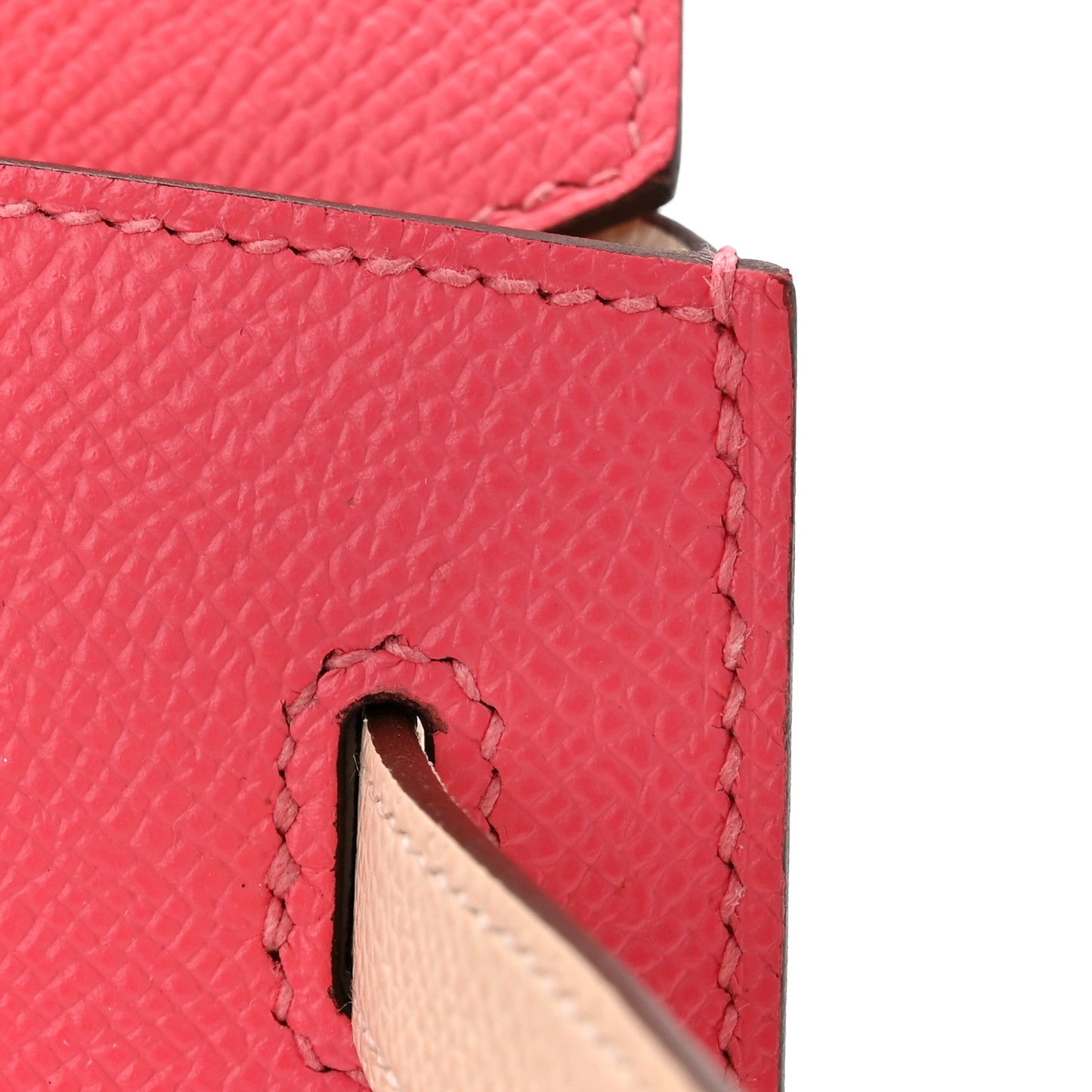 Epsom Horseshoe Birkin Sellier 25 Rose Azalee Nata