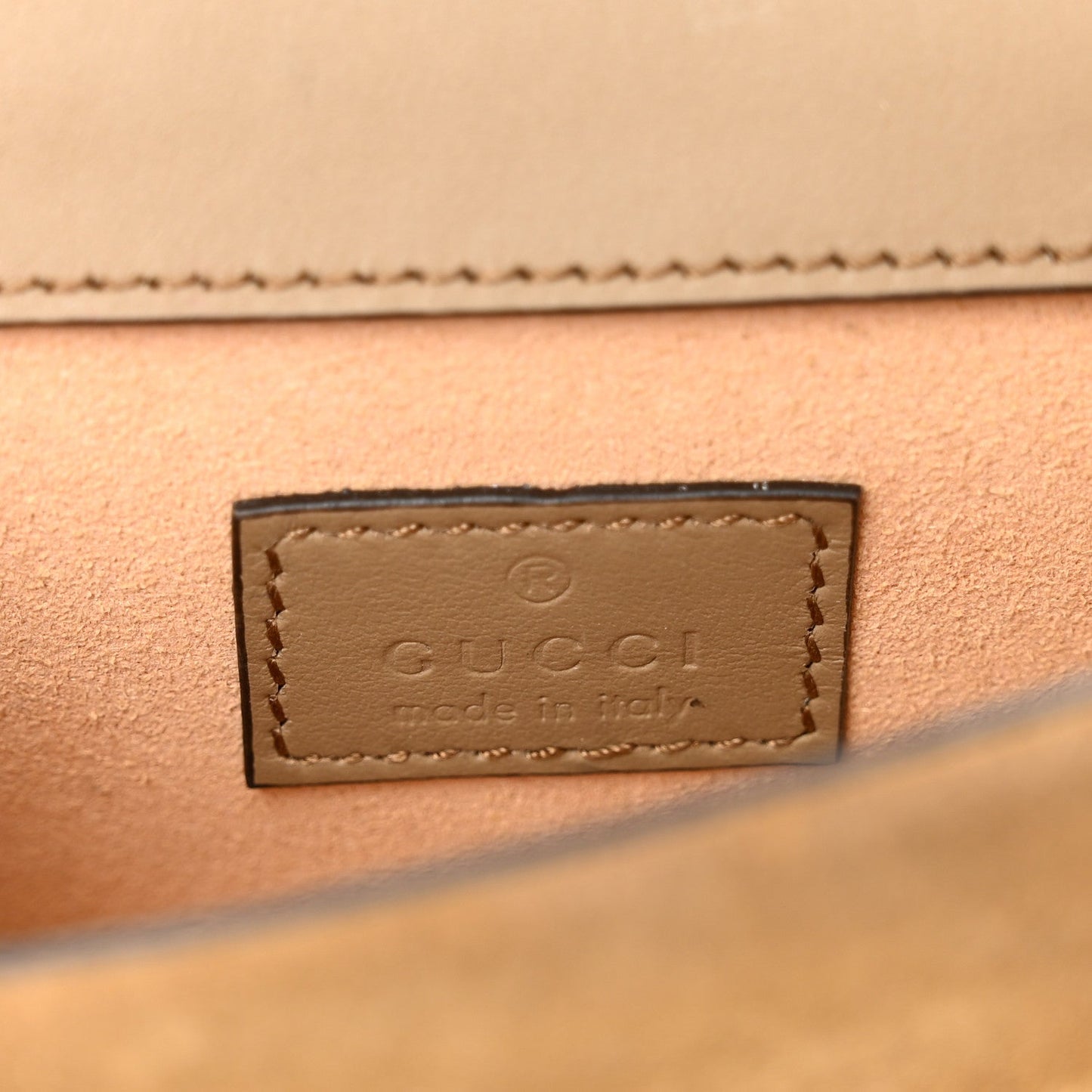 GG Supreme Monogram Super Mini Dionysus Shoulder Bag Taupe