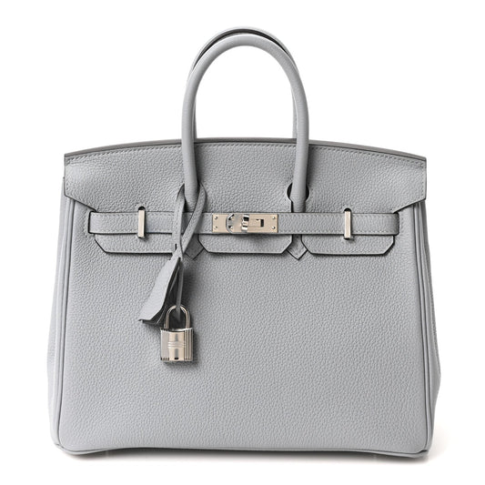 Togo Birkin 25 Gris Pantin