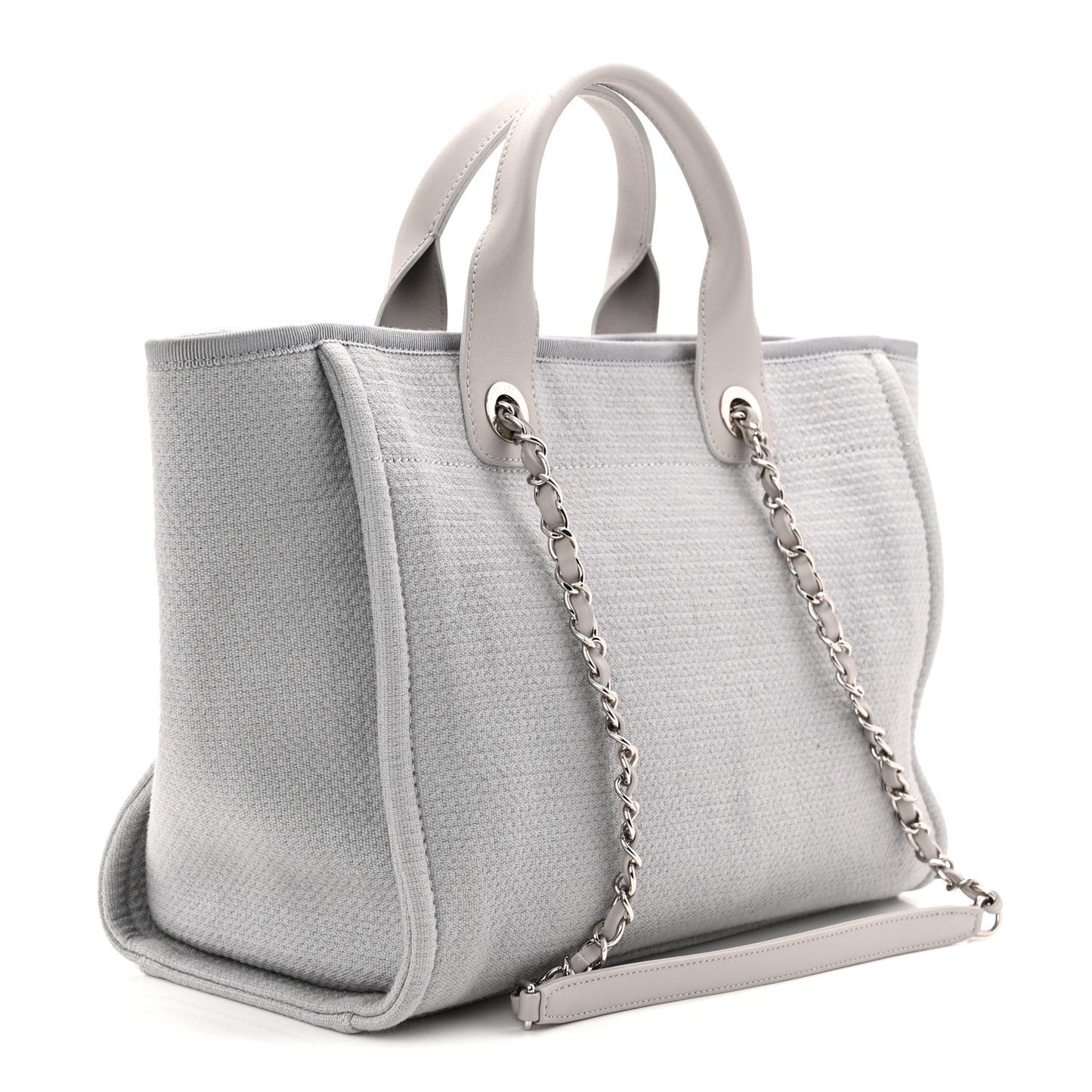 Mixed Fibers Small Deauville Tote Grey