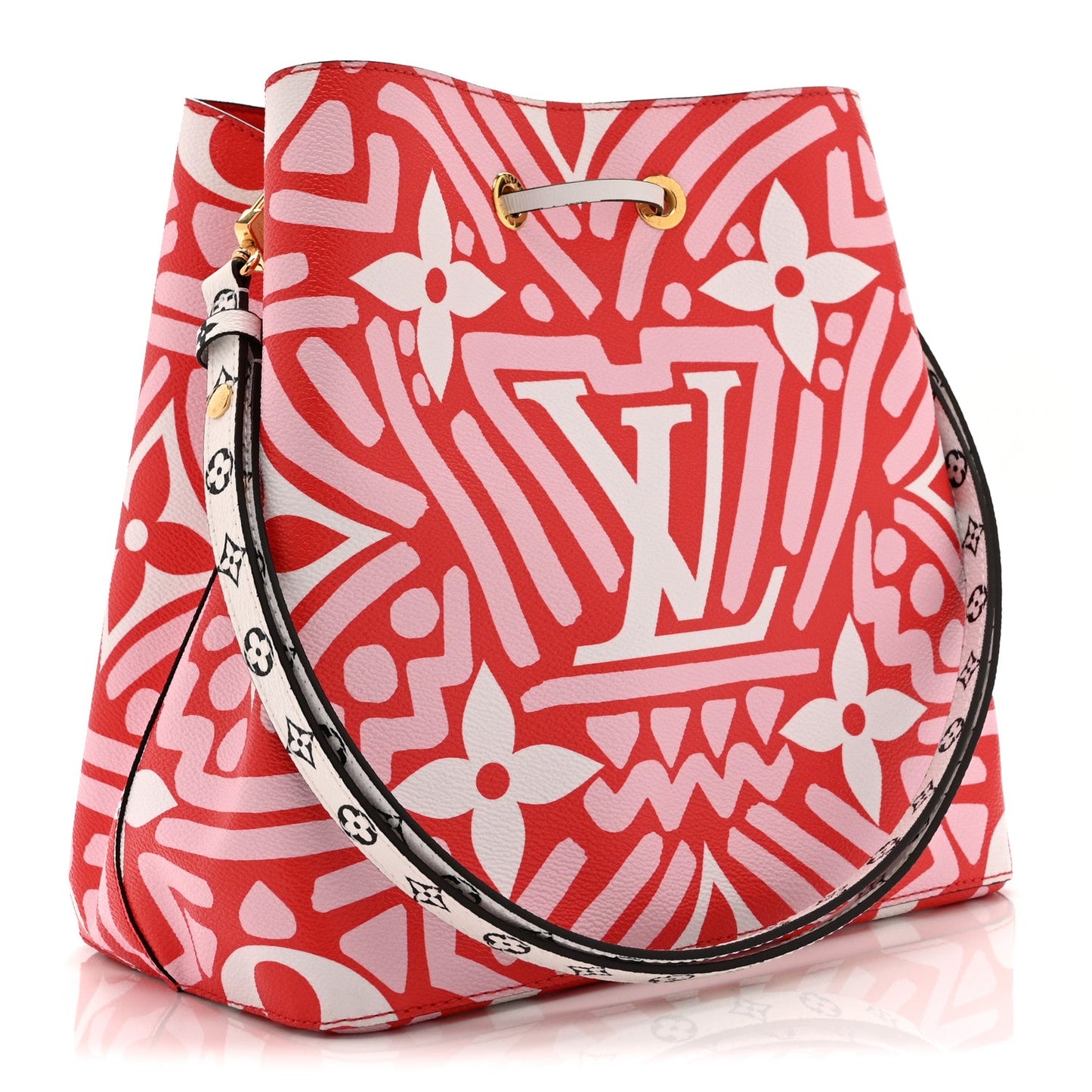 Monogram Giant Crafty NeoNoe MM Rouge Rose Creme