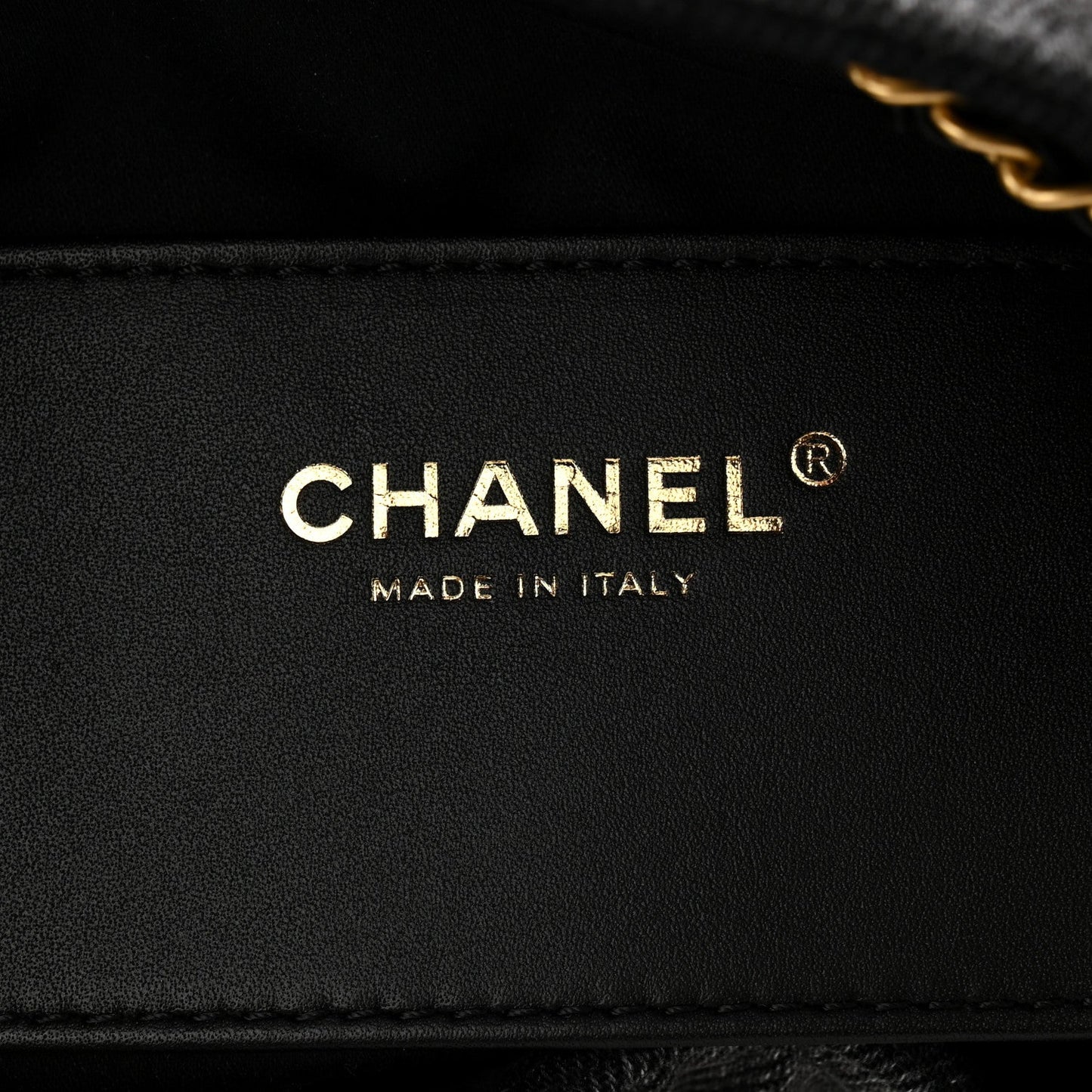 Washed Denim Quilted Small Chanel 25 Handbag Black
