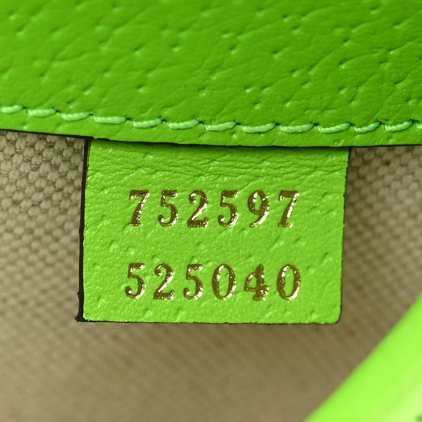 GG Supreme Monogram Web Small Ophidia Belt Bag Beige Ebony Electric Green