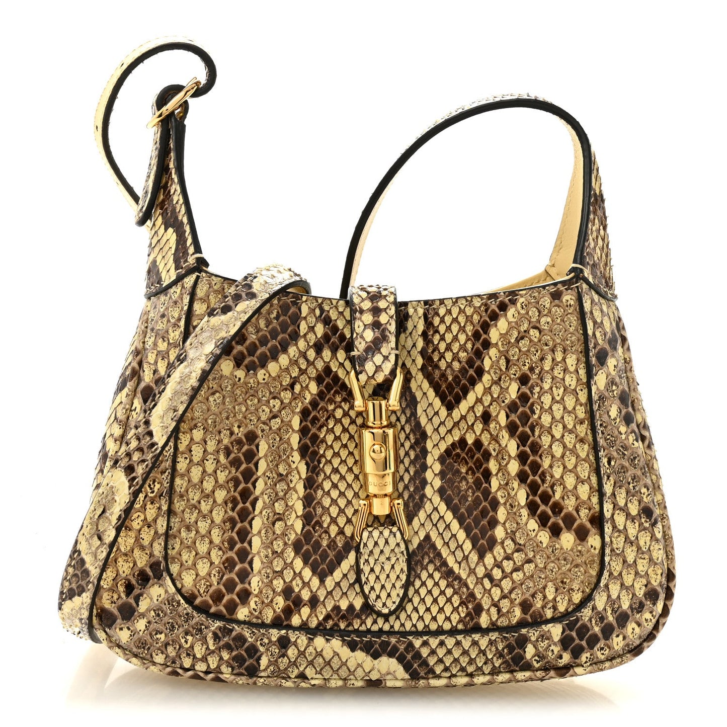 Snakeskin Mini Jackie 1961 Hobo Beige