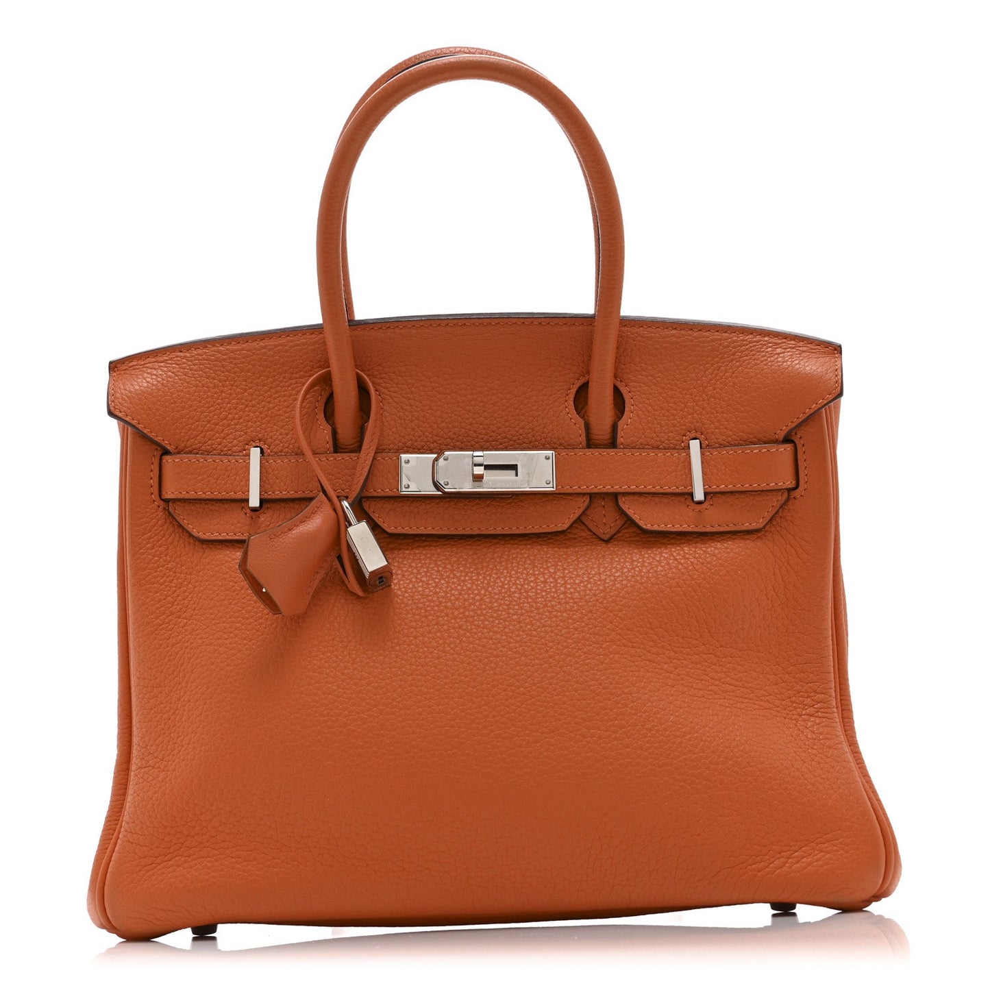Taurillon Clemence Birkin 30 Orange