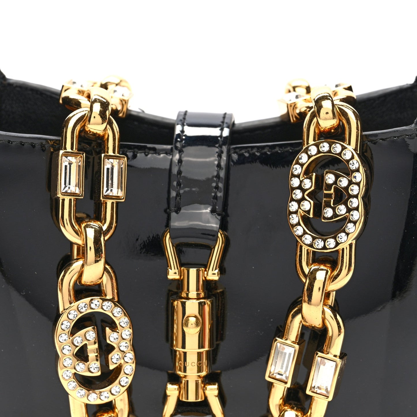 Patent Mini Jackie 1961 Crystal Hobo Black