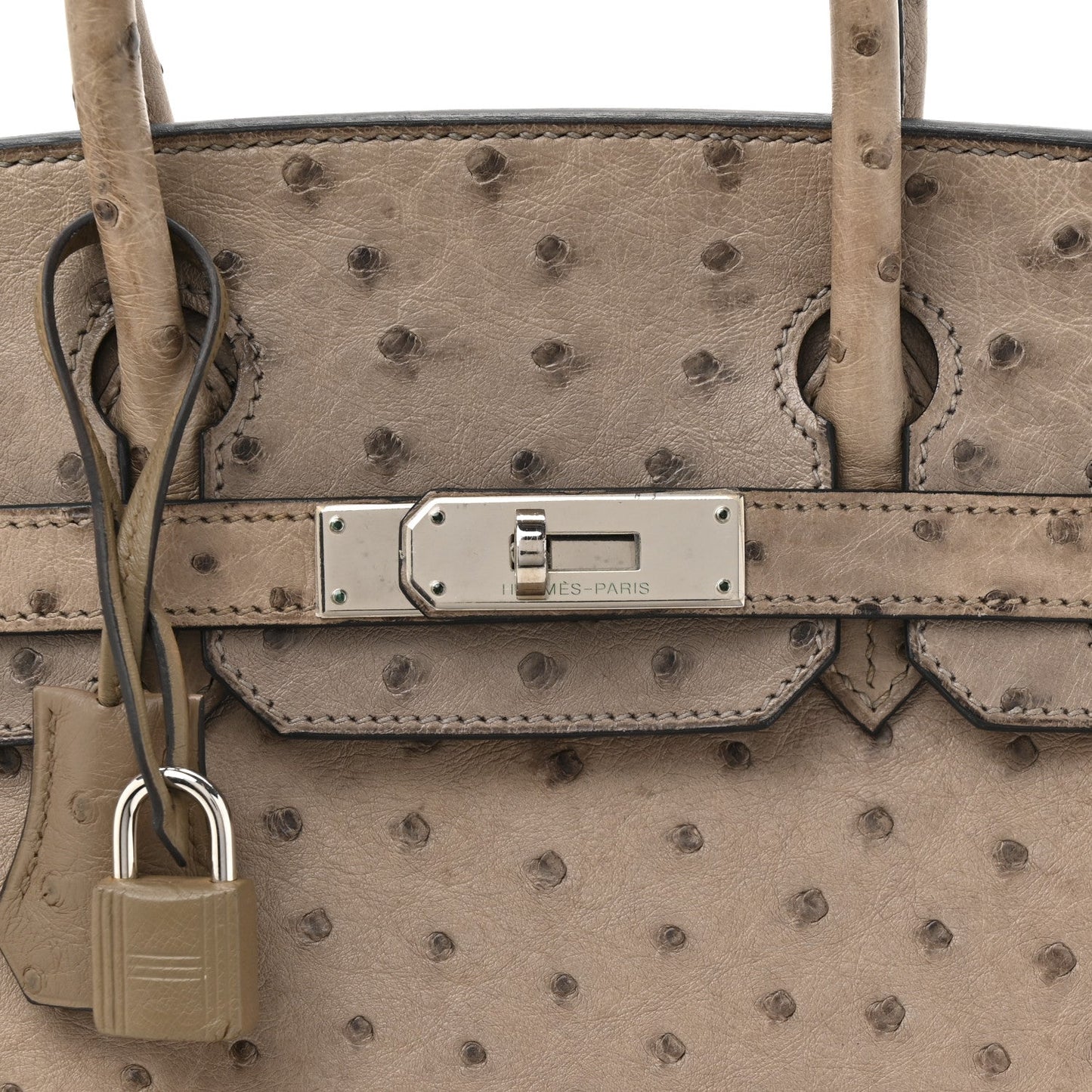 Ostrich Birkin 30 Mousse