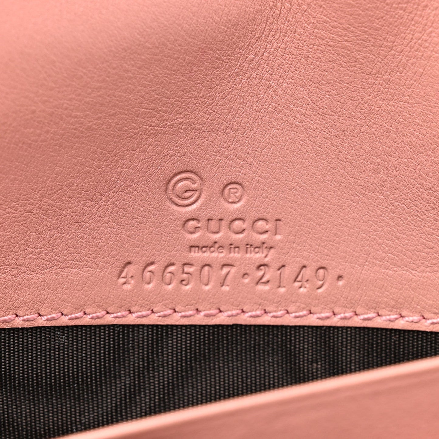 Microguccissima Crossbody Wallet Soft Pink