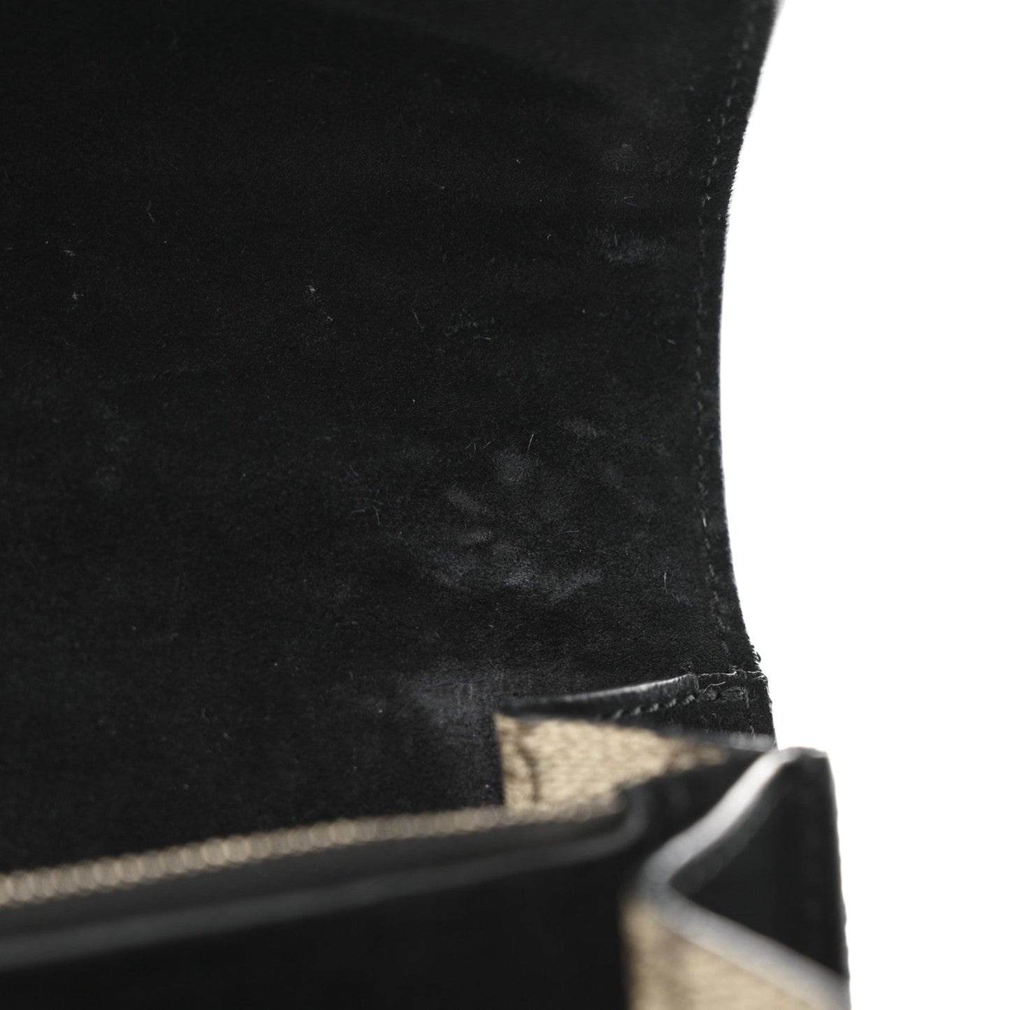GG Supreme Monogram Crystal Small Dionysus Shoulder Bag Black