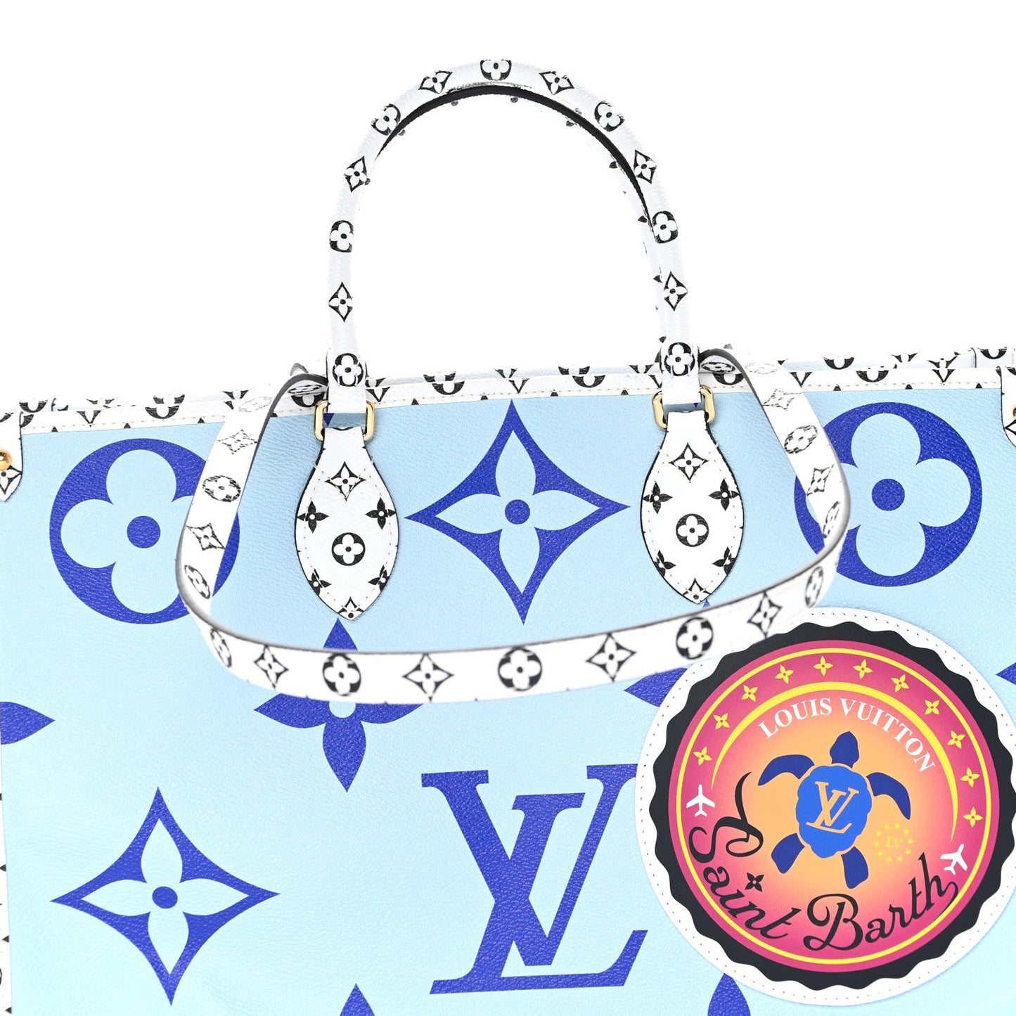 Monogram Giant Saint Barth Onthego Blue