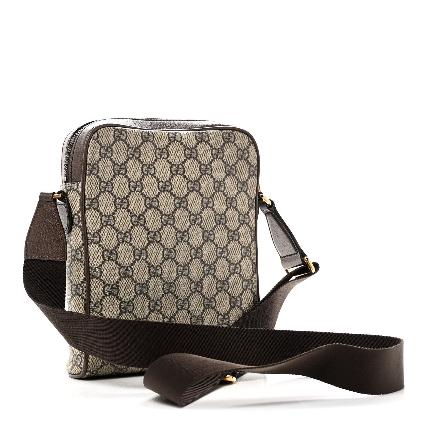 GG Supreme Monogram Web Small Ophidia Slingbag Beige Ebony New Acero