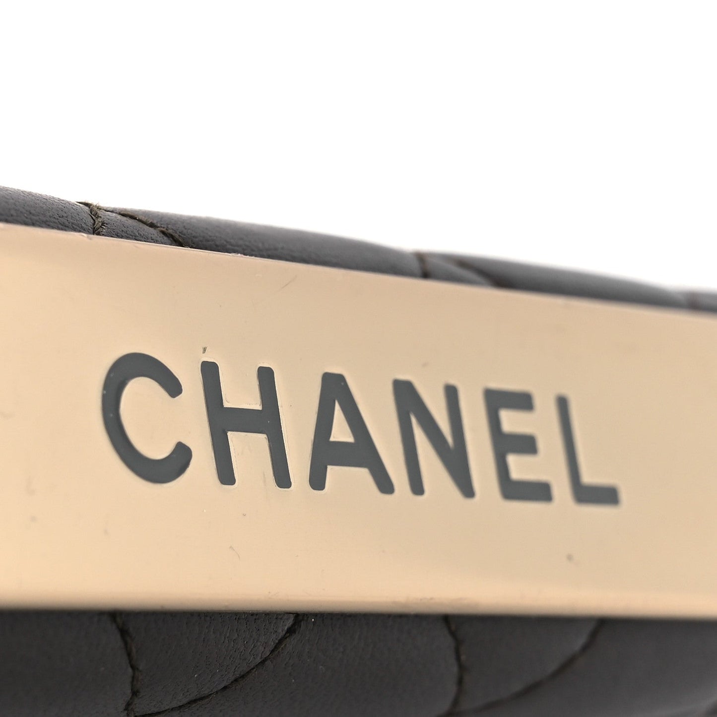 Lambskin Quilted Trendy CC Wallet On Chain WOC Dark Brown