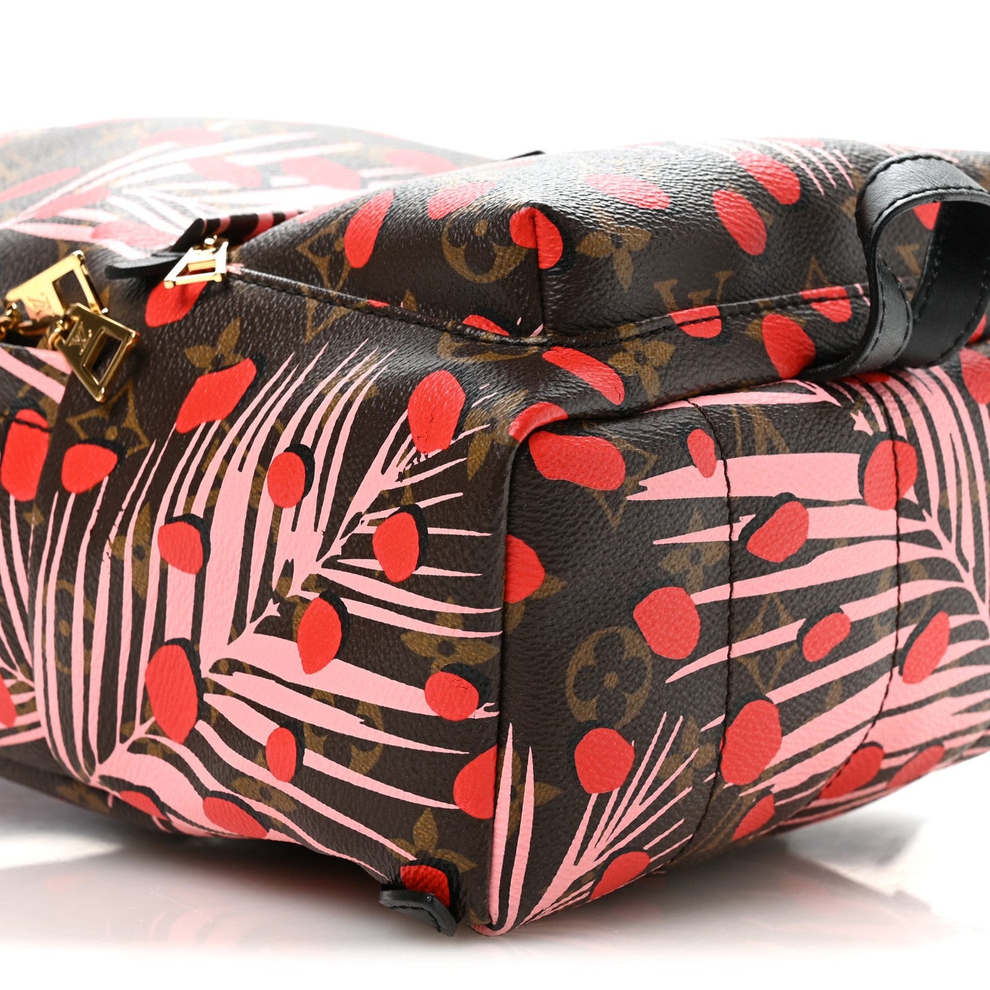 Monogram Jungle Dots Palm Springs Backpack PM Sugar Pink Poppy