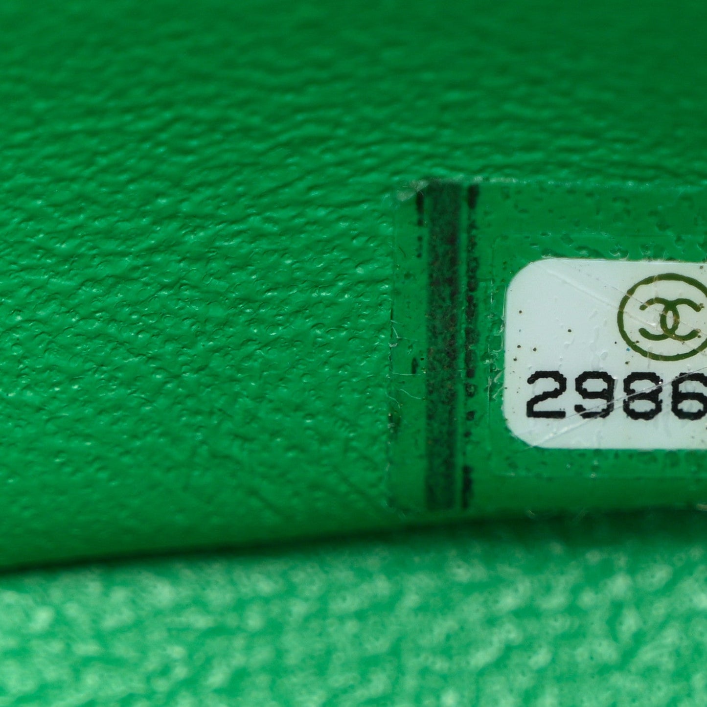 Lambskin Quilted Mini Square Flap Green
