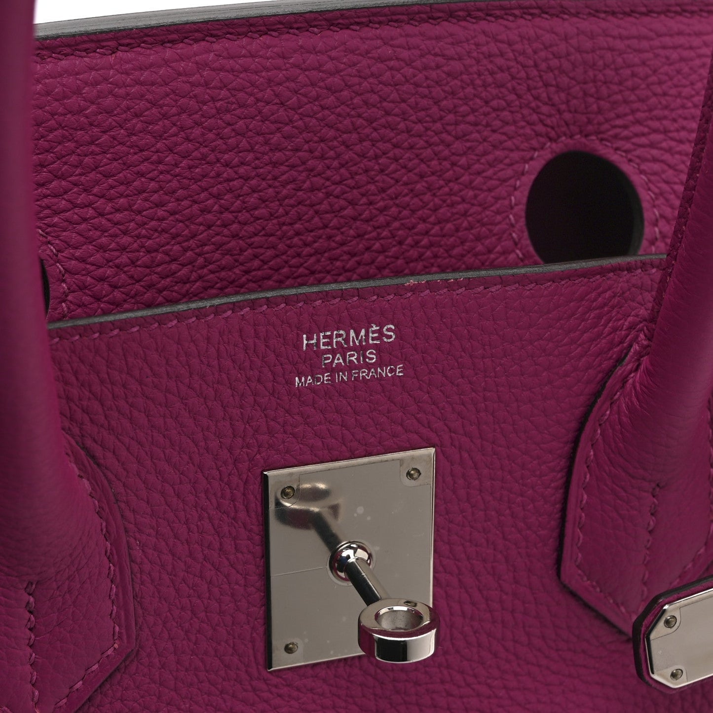 Togo Birkin 30 Rose Pourpre