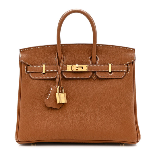 Togo Birkin 25 Gold