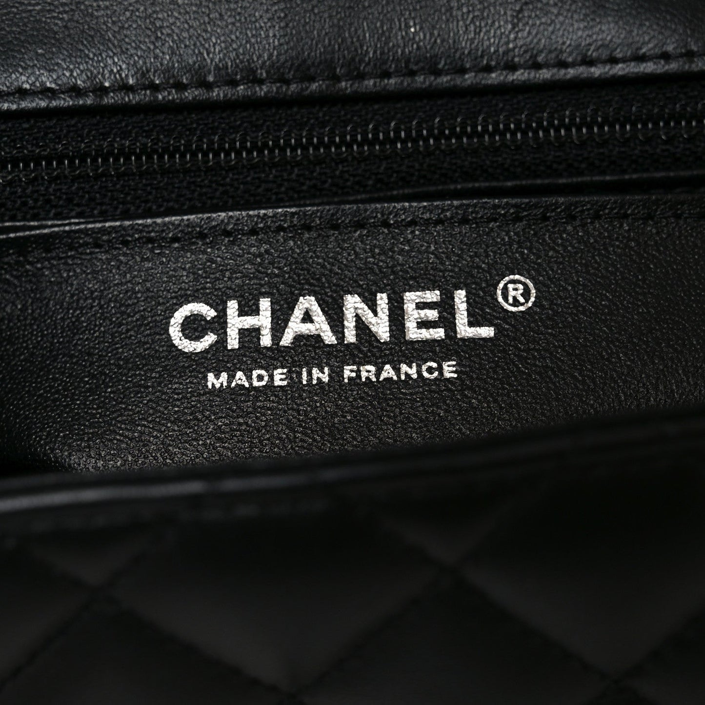 Lambskin Quilted Mini Square Flap So Black