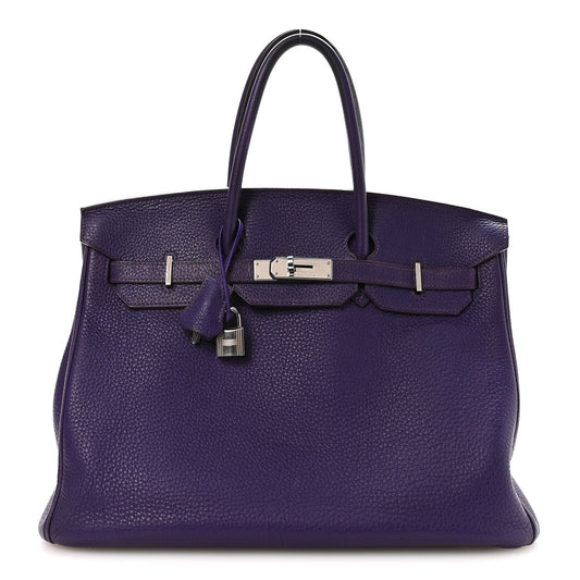 Taurillon Clemence Birkin 35 Iris