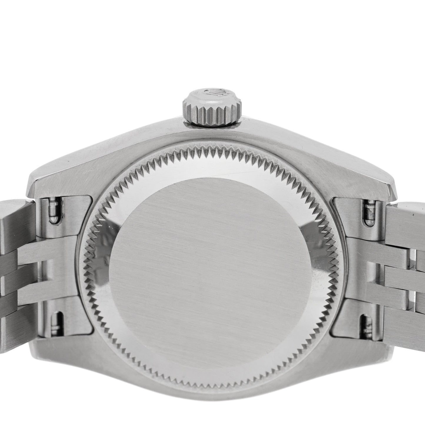 Stainless Steel 18K White Gold Diamond 26mm Oyster Perpetual Datejust Watch Black 179174