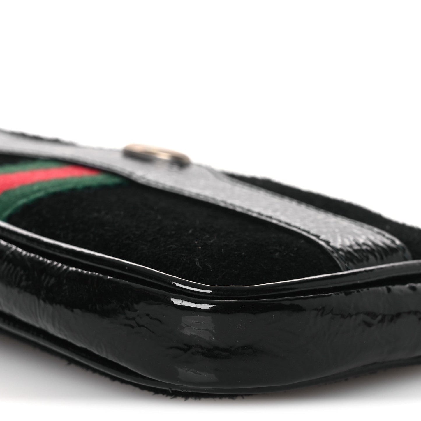 Suede Patent Ophidia Belted iPhone Case 85 34 Black