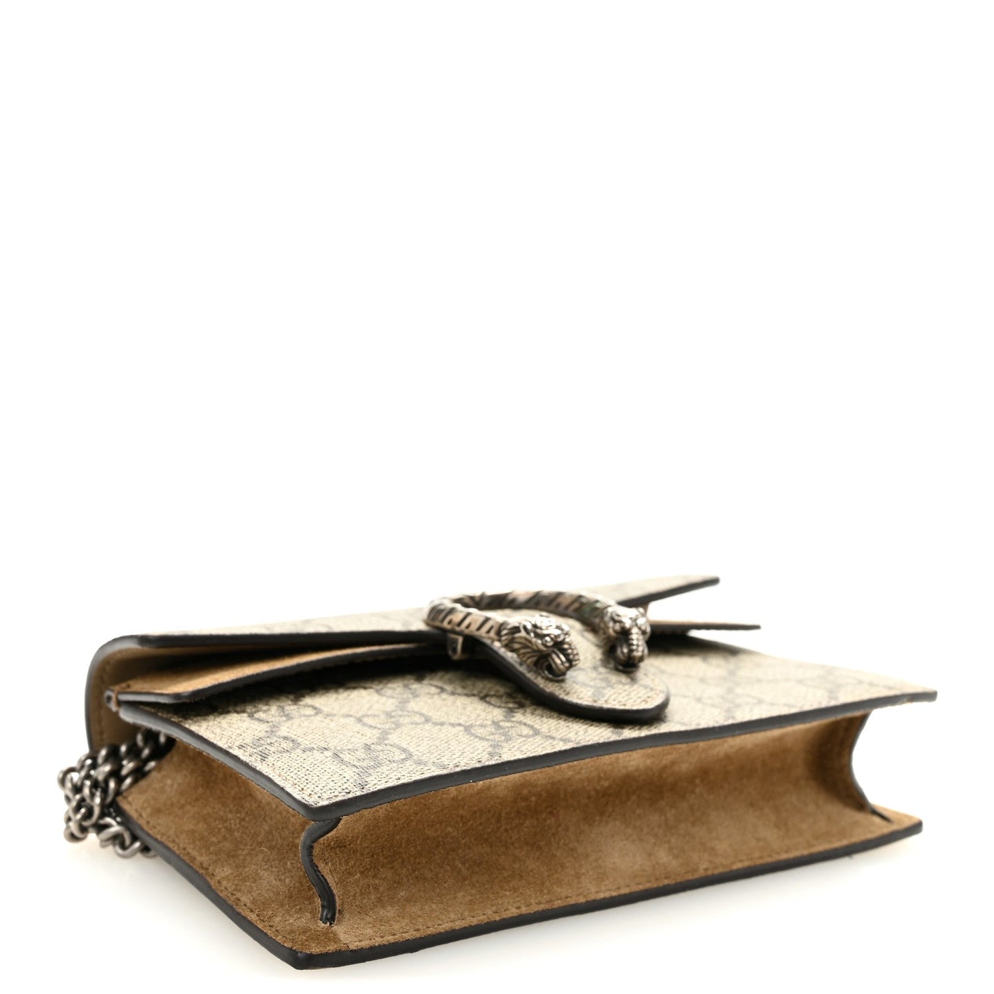 GG Supreme Monogram Super Mini Dionysus Shoulder Bag Taupe