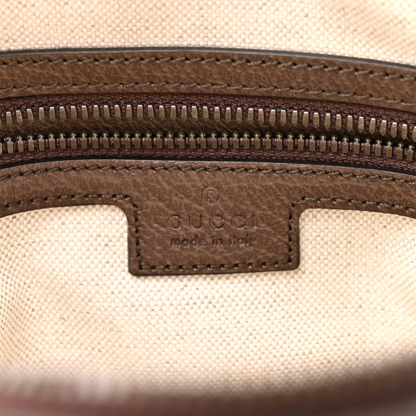 GG Supreme Monogram Web Small Ophidia Messenger Bag Brown