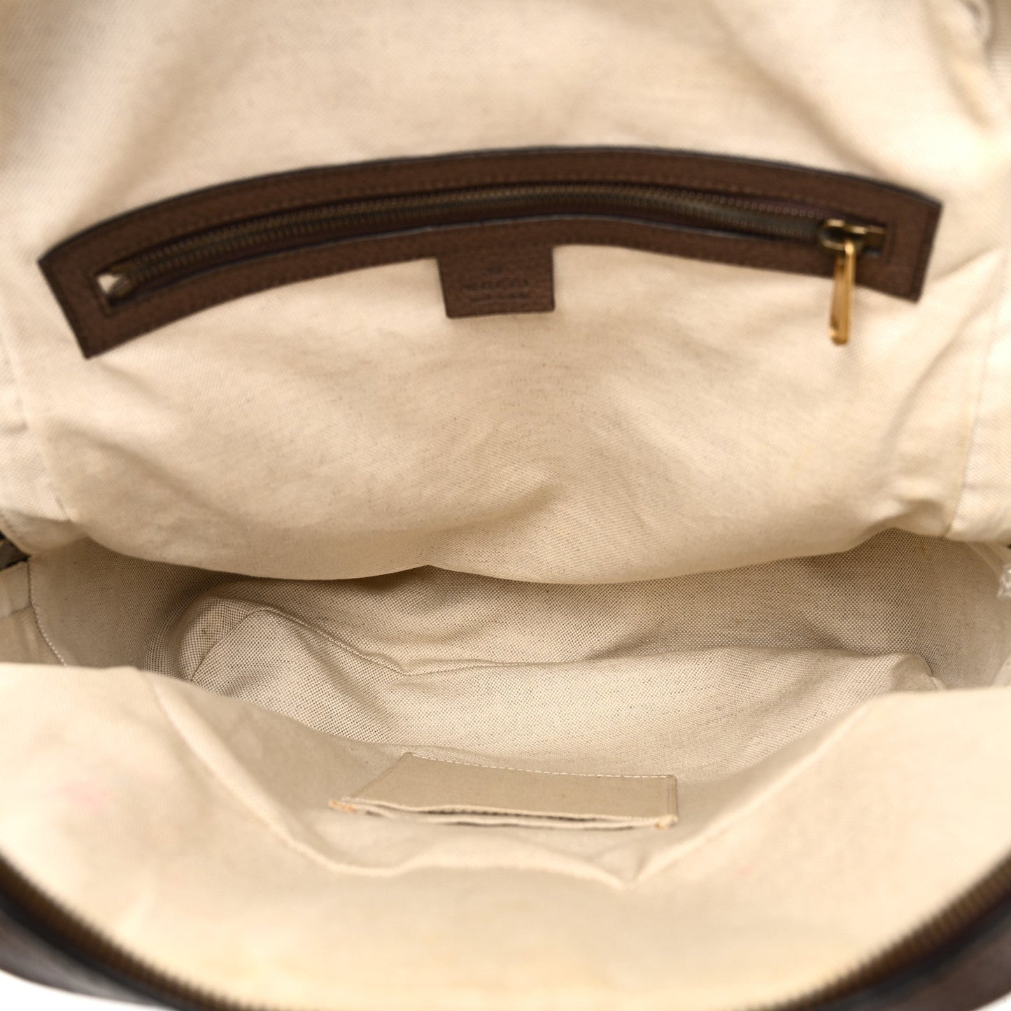 GG Supreme Monogram Medium Ophidia Day Backpack Brown