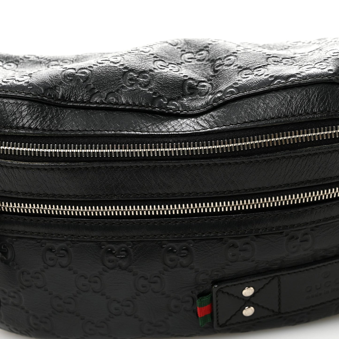 Guccissima Web Belt Bag Black
