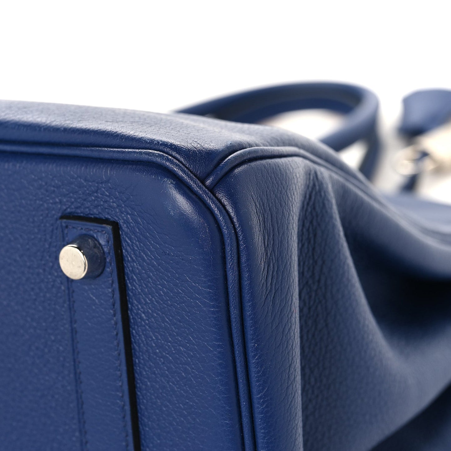 Taurillon Novillo Sea Surf and Fun Birkin 35 Bleu Saphir
