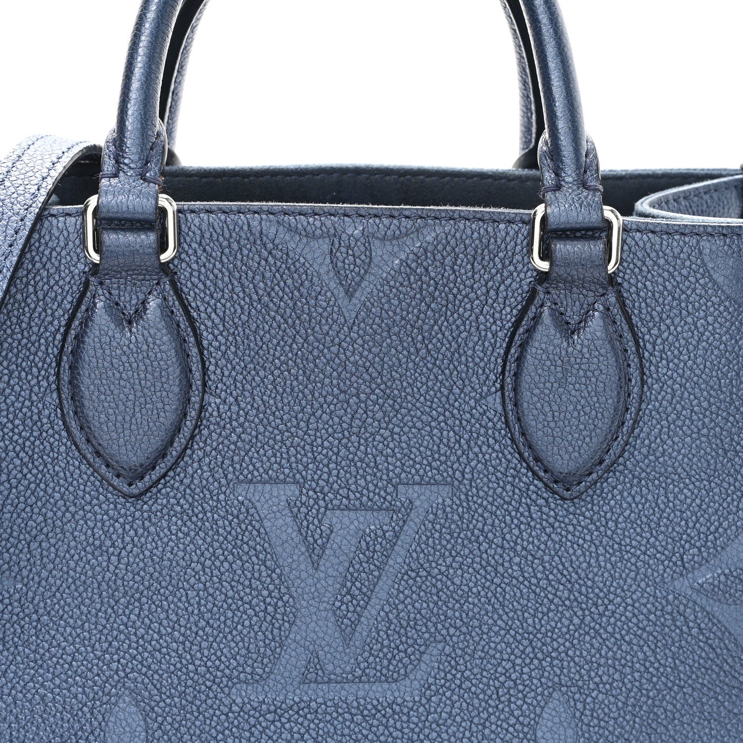 Metallic Empreinte Monogram Giant Onthego PM Navy Nacre