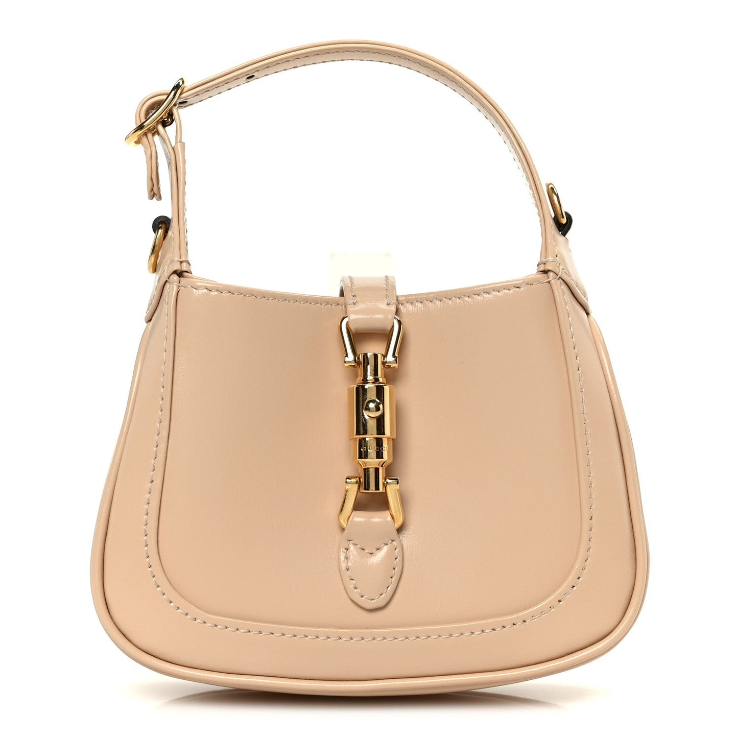 Boarded Dyana Lux Calfskin Nano Jackie 1961 Hobo Souffle Rose