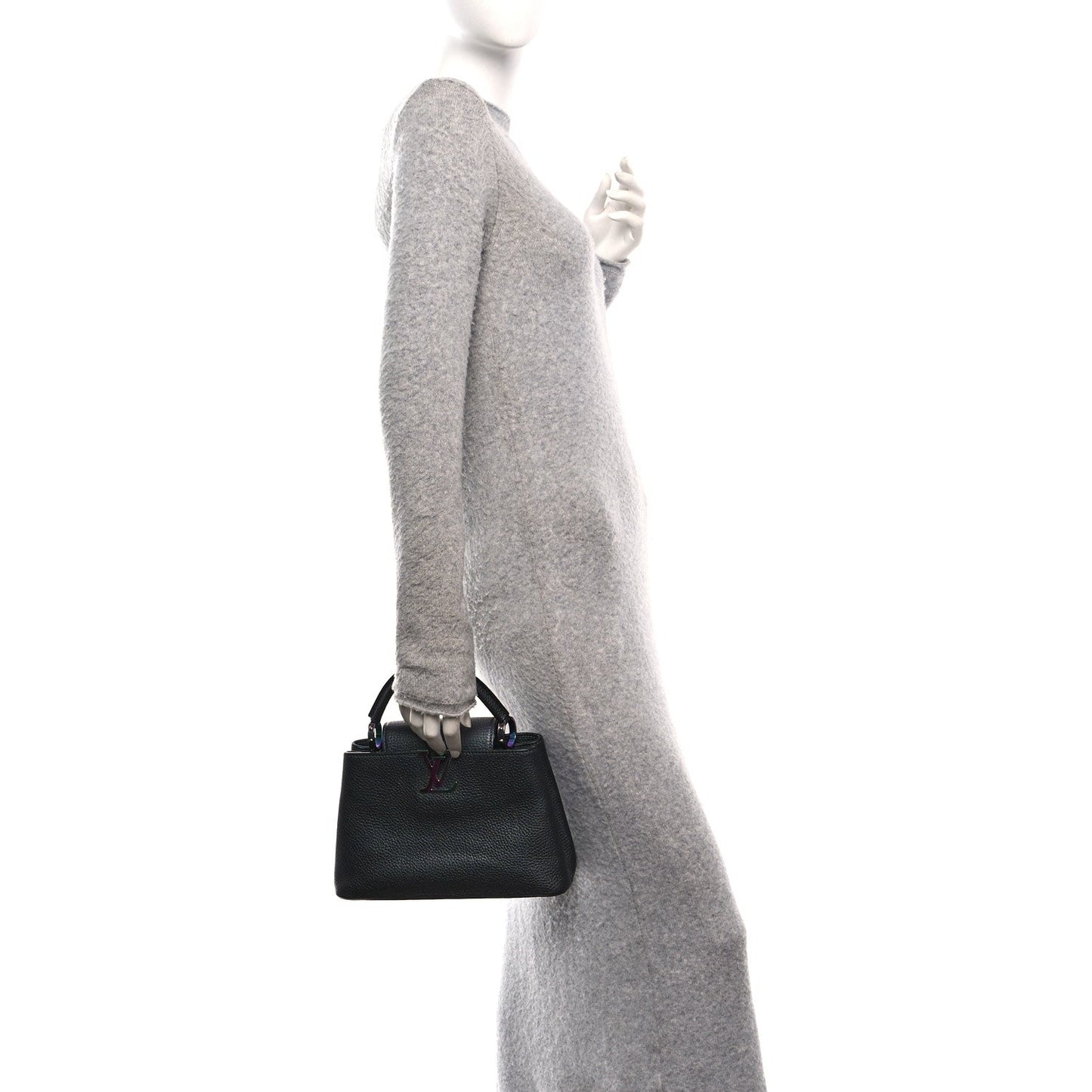 Taurillon Capucines BB Scarabeo Iridescent Black