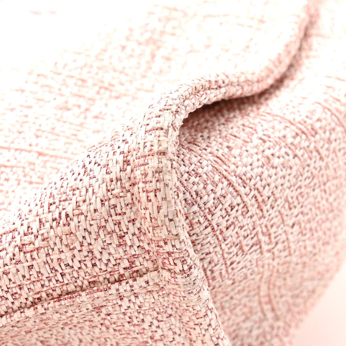 Lurex Boucle Deauville Medium Tote Pink