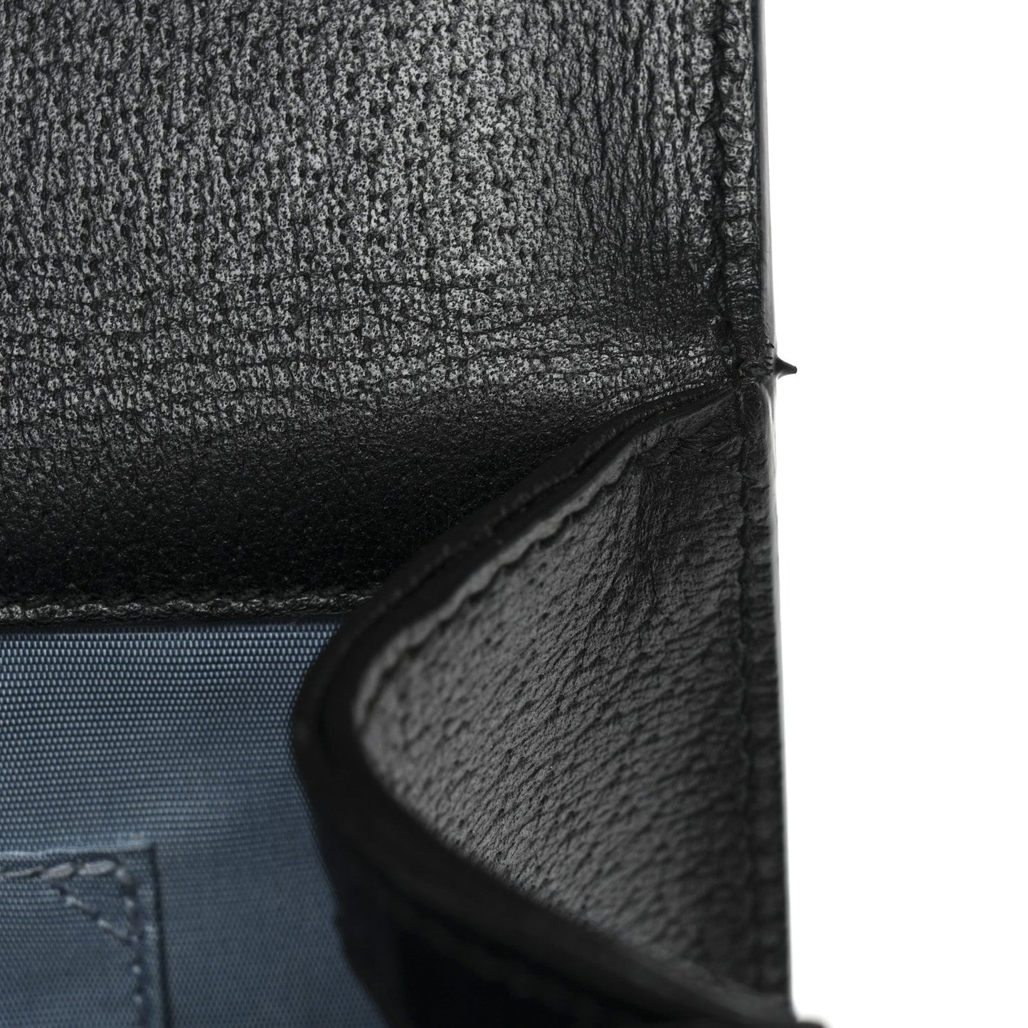 Grained Calfskin Bee Star Small Padlock Shoulder Bag Black