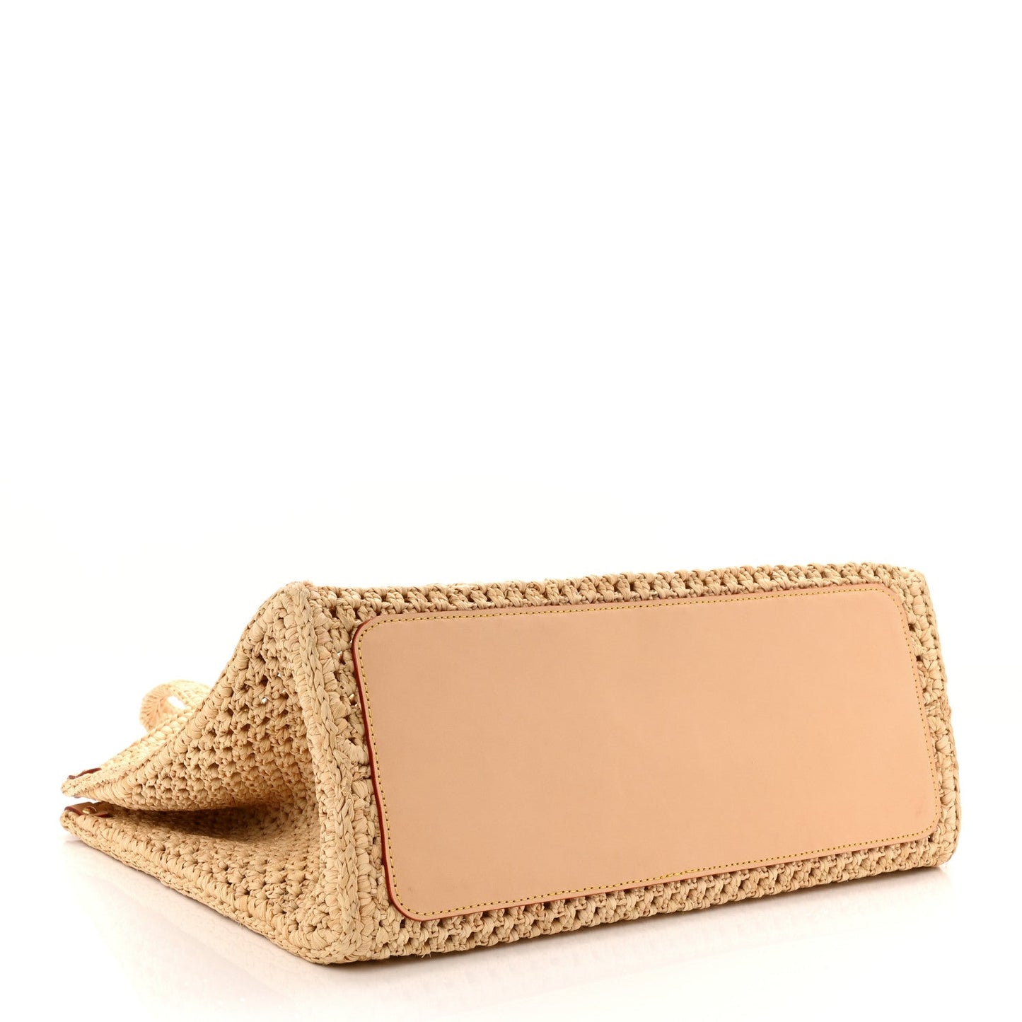 Raffia Calfskin By The Pool OnTheGo MM Natural