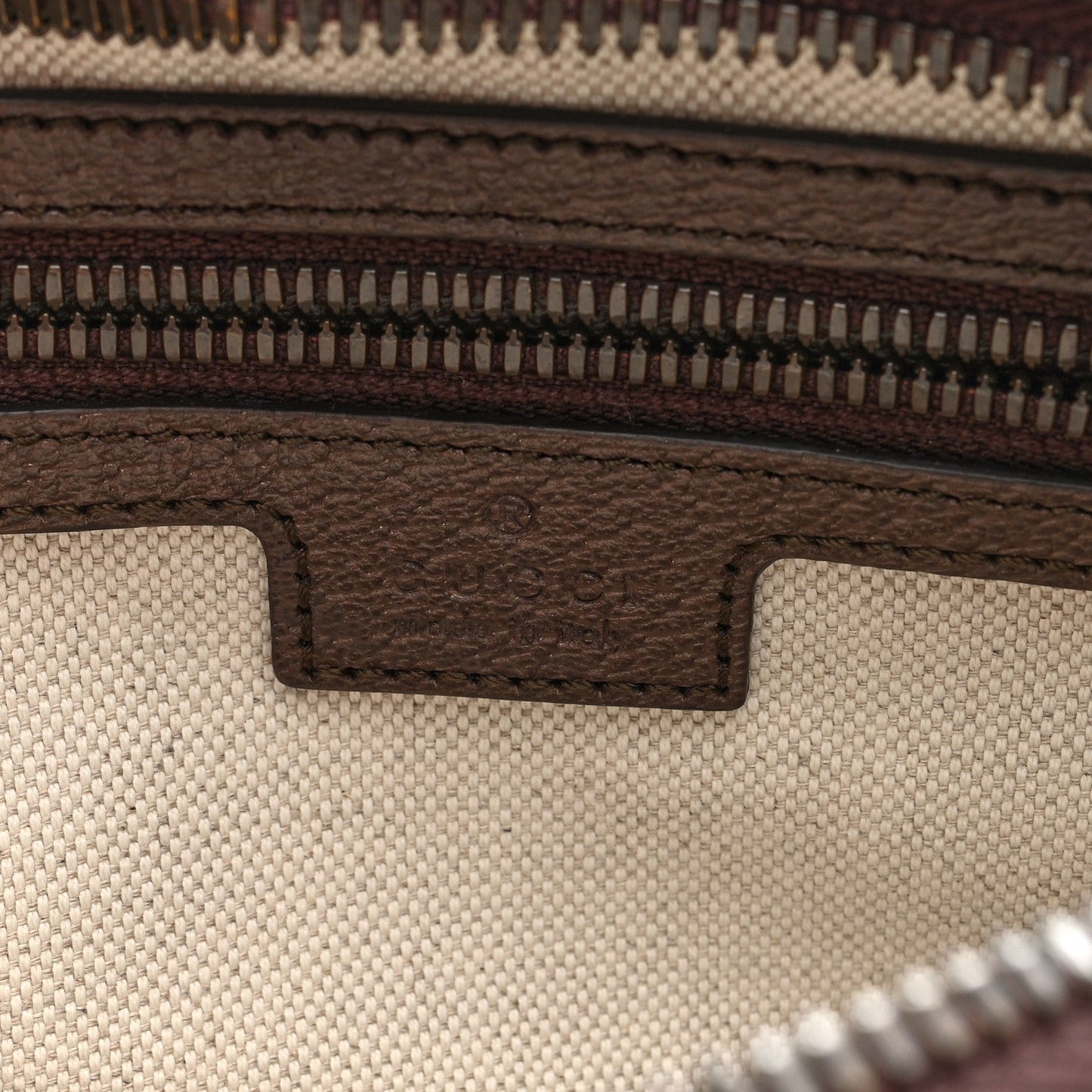 Soft GG Supreme Monogram Medium Ophidia Belt Bag Dark Brown