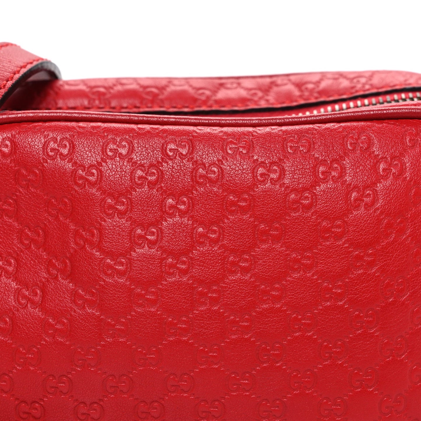 Microguccissima Sunshine Disco Crossbody Bag Red
