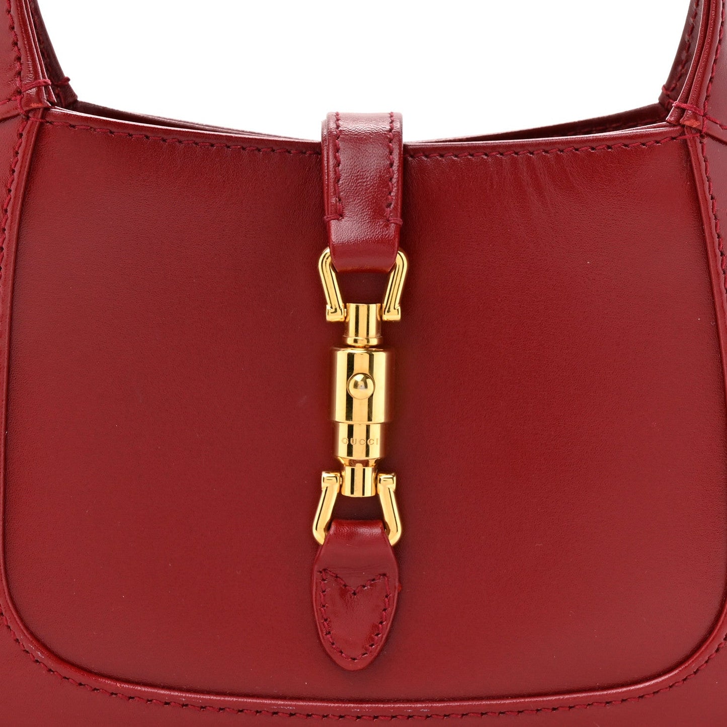 Boarded Dyana Lux Calfskin Mini Jackie 1961 Hobo New Cherry Red