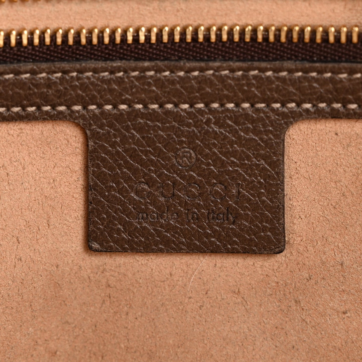GG Supreme Monogram Web Small Ophidia Shoulder Bag Brown